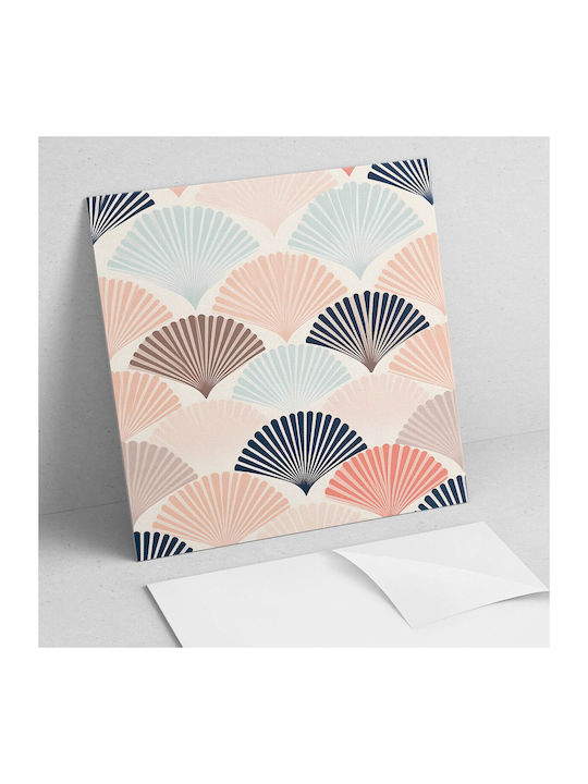 Set Wandsticker Vinyl Wellenform Ventilator 4x50x50 cm