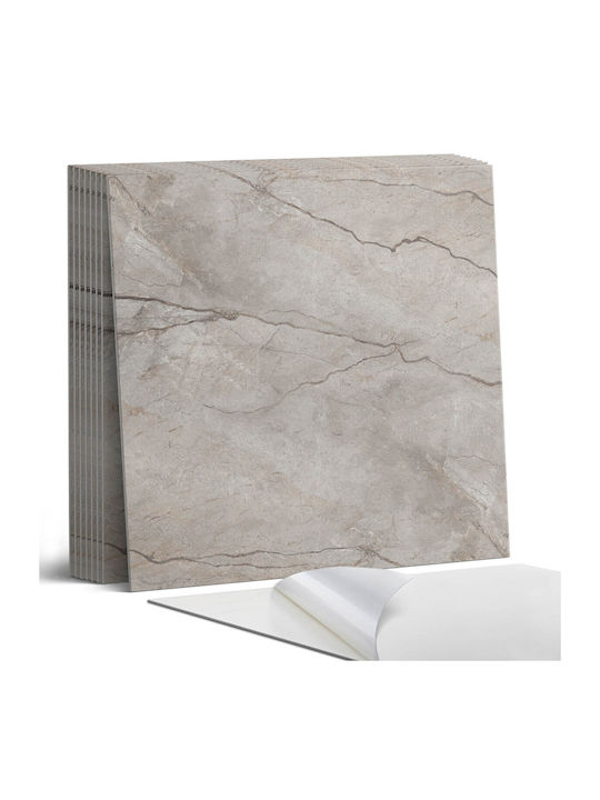 Set De Plăci Pvc Decorațiune Bucătărie Sau Baie Model De Piatră Naturală 9x30x30 Bucăți