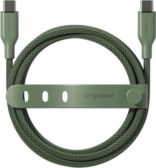 PanzerGlass USB Typ-C Kabel männlich - USB-C 60W PD Grünes 1,2m EM84533