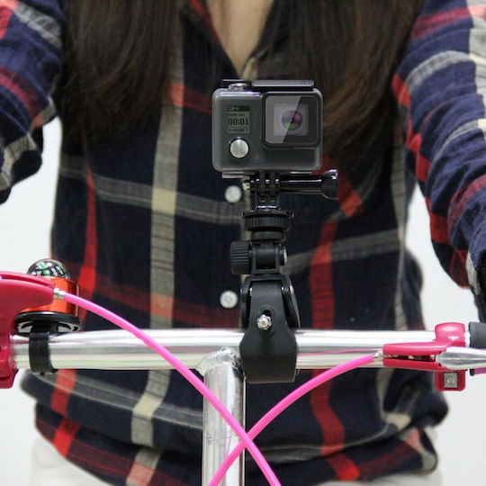 Puluz Стойка за кормило на велосипед за Action Camera black
