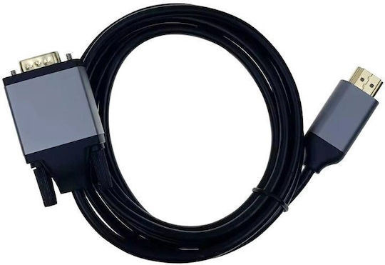 Roger HDMI мъжки - VGA мъжки 1.8m Черен