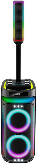 Karaoke Speaker with Wireless Microphones and Lighting Effects WGY-SZ8809 088095 Black