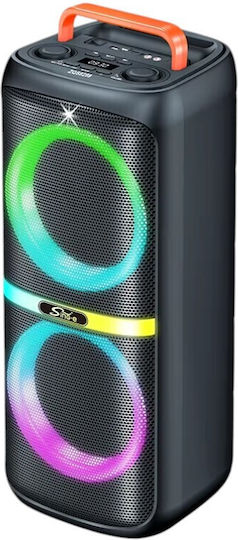 Karaoke Speaker with Wireless Microphone and Lighting Effects ZQS-8289 082895 Black