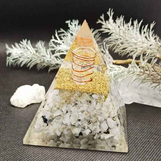 Neue Orgone Pyramide Mondstein Regenbogen Kristalle Tischdekoration