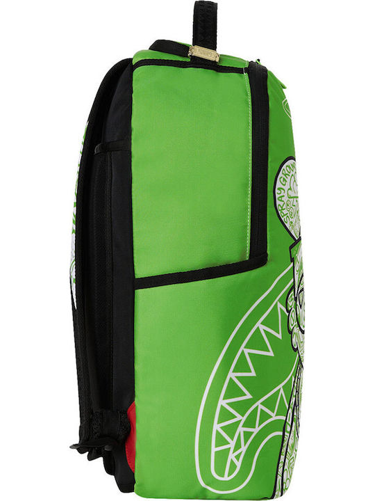 Sprayground School Backpack Junior High-High School with Water Bottle Holder Money Bear Disruptor 29 x 15 x 45cm