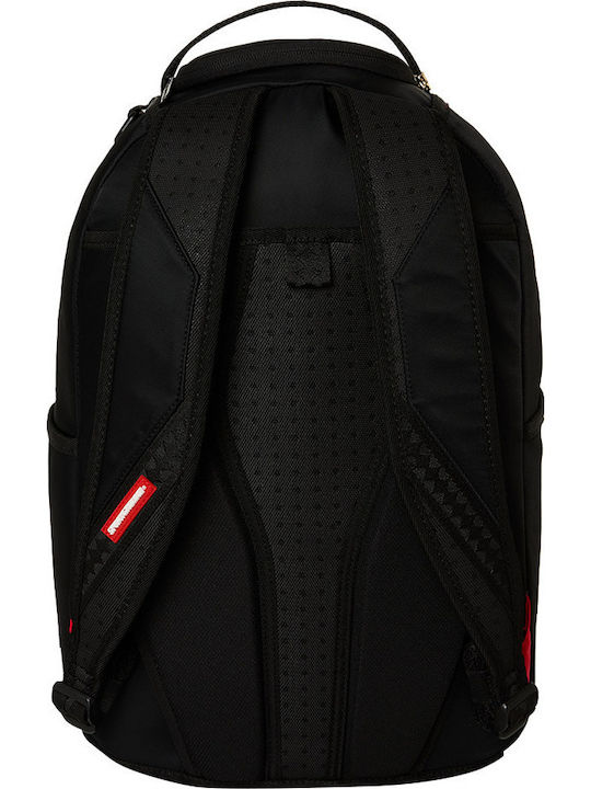 Sprayground Schulranzen Rucksack für Junior High-High School mit Flaschenhalter Shark Central 2 Schwarz Weiß Nylon 29 x 15 x 45cm
