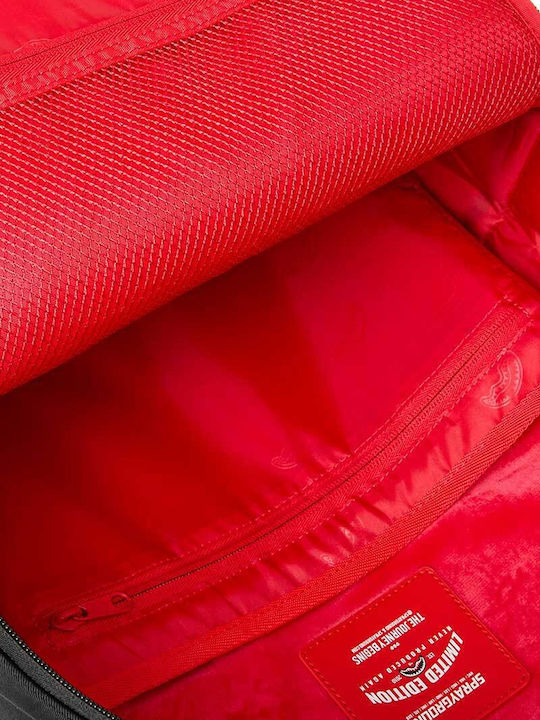 Sprayground Schulranzen Rucksack für Junior High-High School mit Flaschenhalter Shark Central 2 Schwarz Weiß Nylon 29 x 15 x 45cm