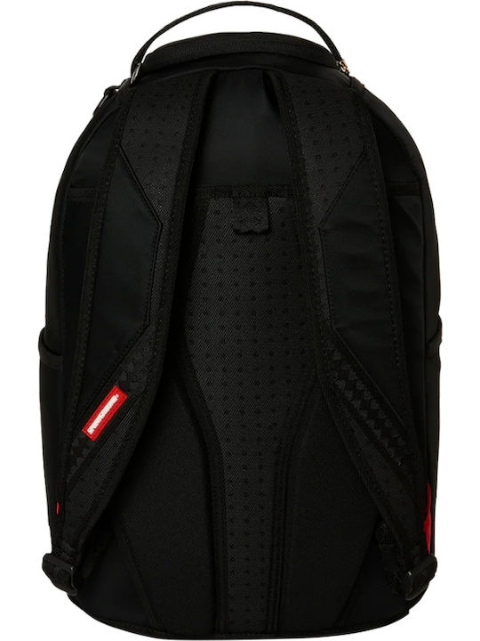 Sprayground Schulranzen Rucksack für Junior High-High School Shark Central Weiß Schablone Shark Schwarz Nylon 22 Liter 29,21 x 15,24 x 45,72 cm