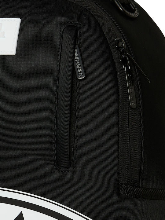 Sprayground Schulranzen Rucksack für Junior High-High School Shark Central Weiß Schablone Shark Schwarz Nylon 22 Liter 29,21 x 15,24 x 45,72 cm