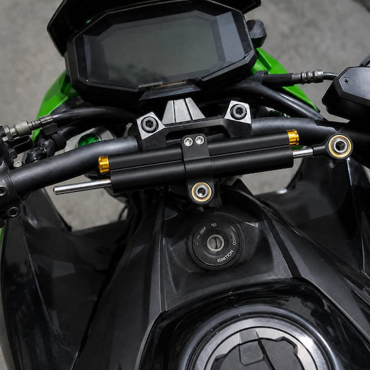 Motorcycle Handlebar Stabilizer Line Adjustable Universal 8mm Black W14127-2