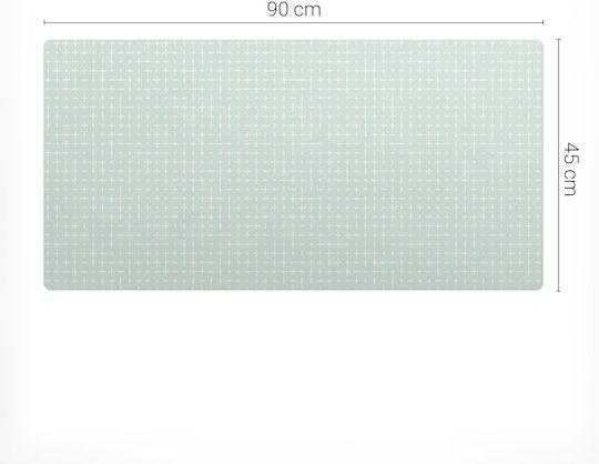 Eleganter Dekorativer Schreibtischunterlage Retro-Design Kreuzstich 90x45 cm