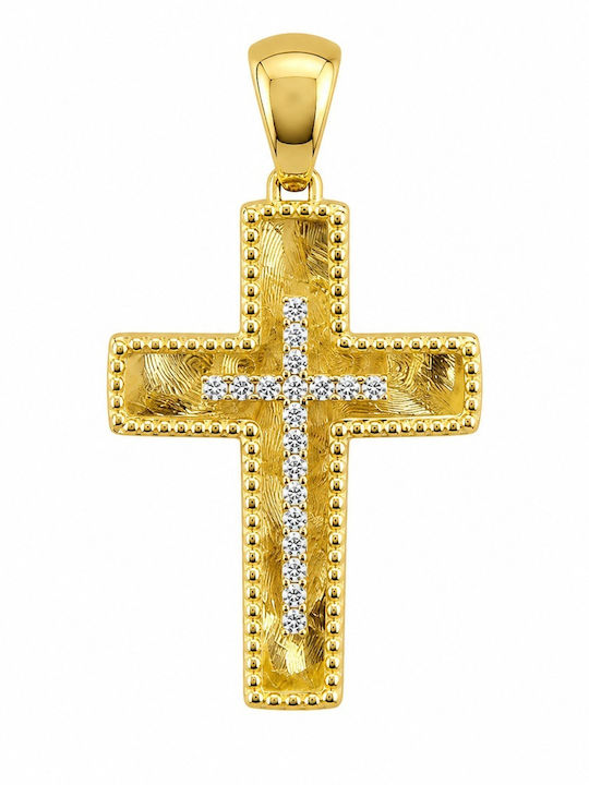 Senzio Belibasakis Gold Kreuz 9K Beidseitig Senzio Belibasakis Gold Kreuz 9K Beidseitig