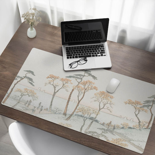 Durable Non-Slip Desk Pad Trees By The Water 120x60 Cm