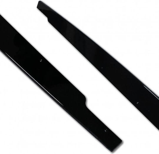 Additional Side Door Sill Bmw 3 E90/e91 05-11 E92/e93 06-14 Glossy Black Abs Plastic 2 Pieces