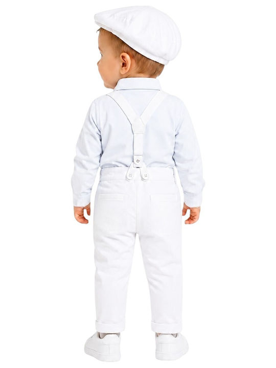 TakTakBaby Baptism Suit For Boy Light Blue 5 Pieces