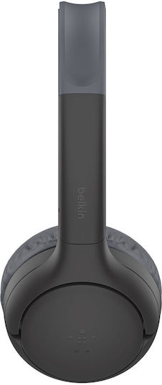 Belkin Soundform Mini 2 Wireless / Wired Kids' On Ear Headphones with 55 Hours Playing Time Black