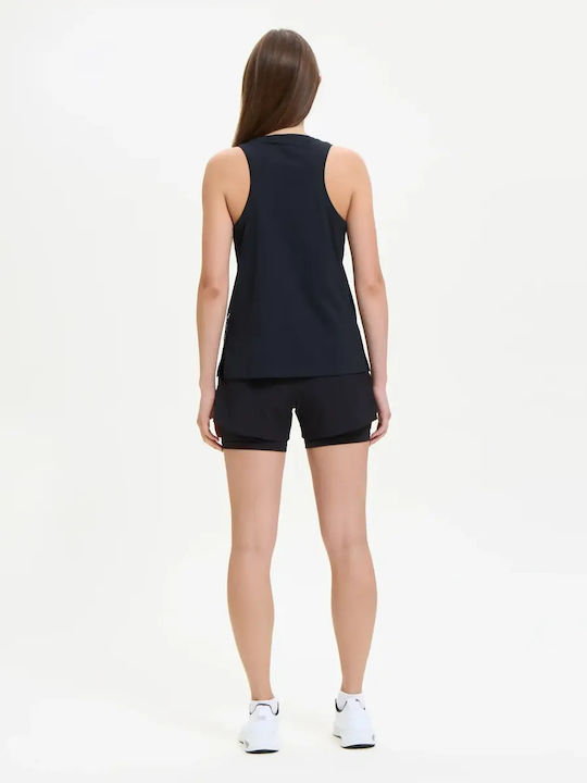 Damen Sport Top Ärmellos Schnell Trocknend Schwarz
