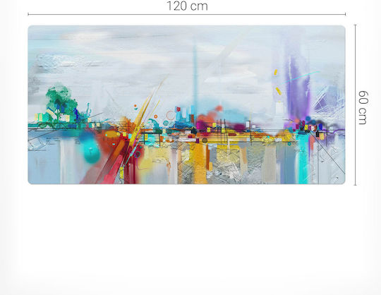 Covoraș Decorativ Antiderapant Din Vinil Peisaj Abstract 120x60 Cm
