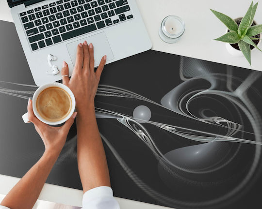 Desk Block For Office Graphists Artists Abstract Wave 120x60 Cm