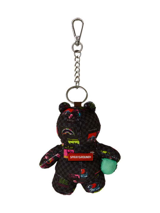 Sprayground Global Mogul Cyber Punk Bär Schlüsselanhänger Sprayground Global Mogul Cyber Punk Bär Schlüsselanhänger