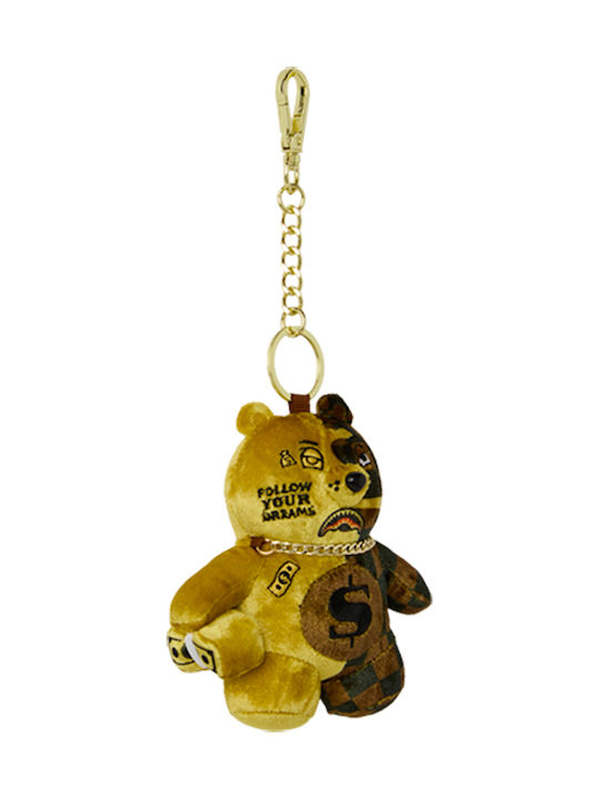Sprayground Sip Gold Drip Bär Schlüsselanhänger