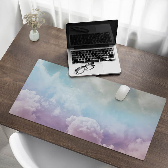 Mouse Pad Gaming Pastel Clouds Antiderapant 100x50 Cm