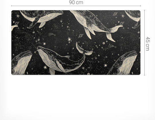 Αντιολισθητικό Mouse Pad Gaming Whales In Space 90x45 Cm