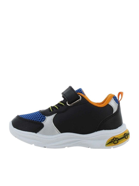 Kinder Sneaker Anatomisch mit Bügel- und Schleifenverschluss & Lichtern Blau