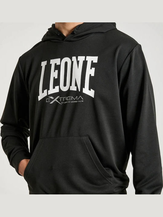 Sweatshirt With Hood Black
