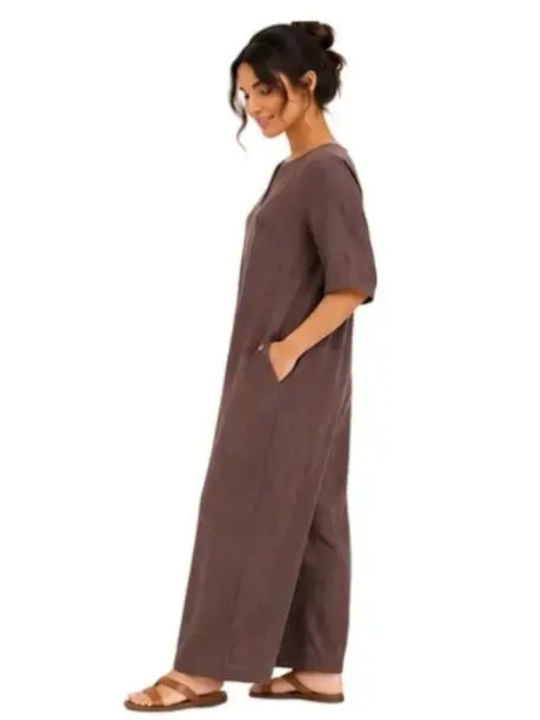 Damen Leinenhose Braune