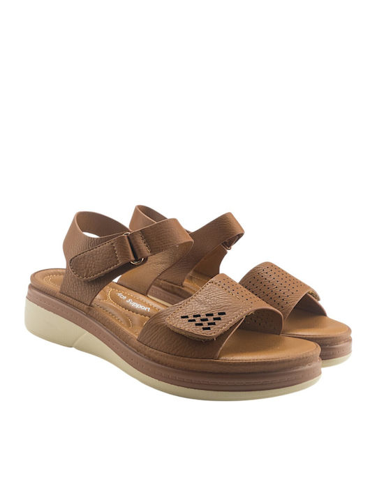 Women's Flat Sandals Brown