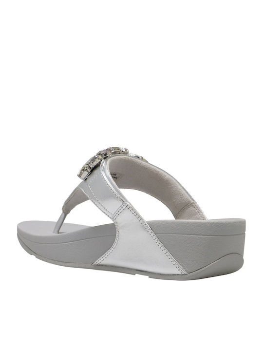 Leather Women's Silver Sandals