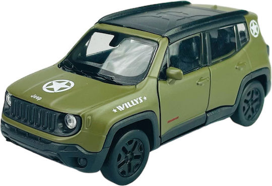 Welly Jeep Αυτοκινητάκι 1:34 Στρατιωτικό