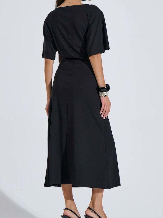 Summer Midi Dress Black