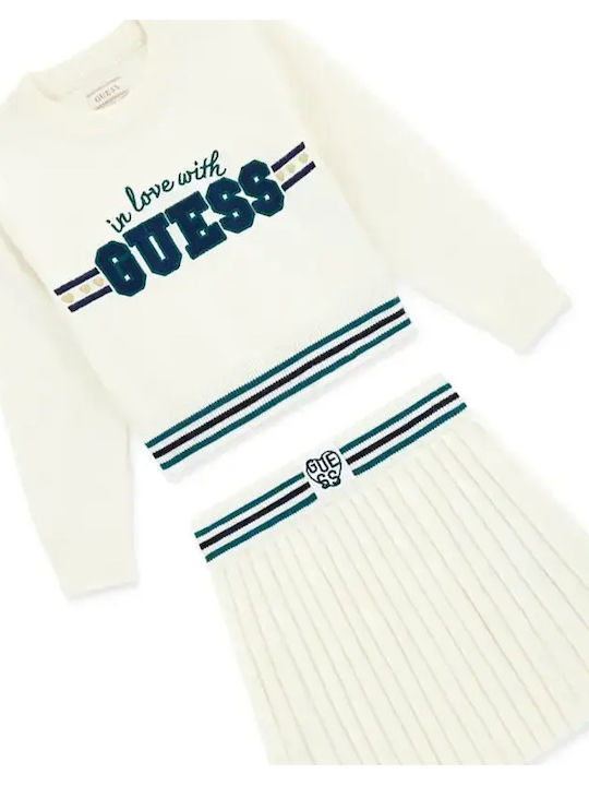 Kinderbekleidungssets mit Rock Sommer 2Stücke Crem
