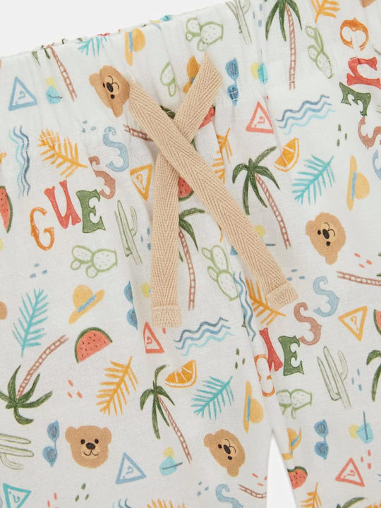 Kids Set with Shorts Summer 2 Pieces White