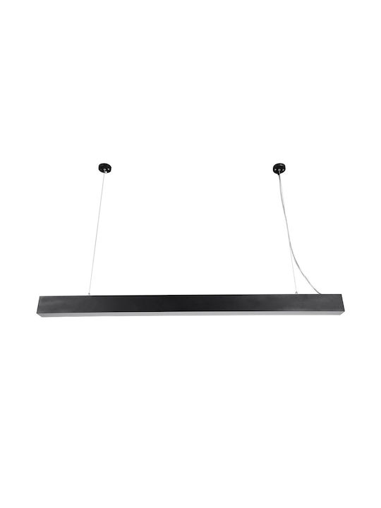 kelvo Orion White LED Ceiling Light With Warm To Cool White Light 120x5cm