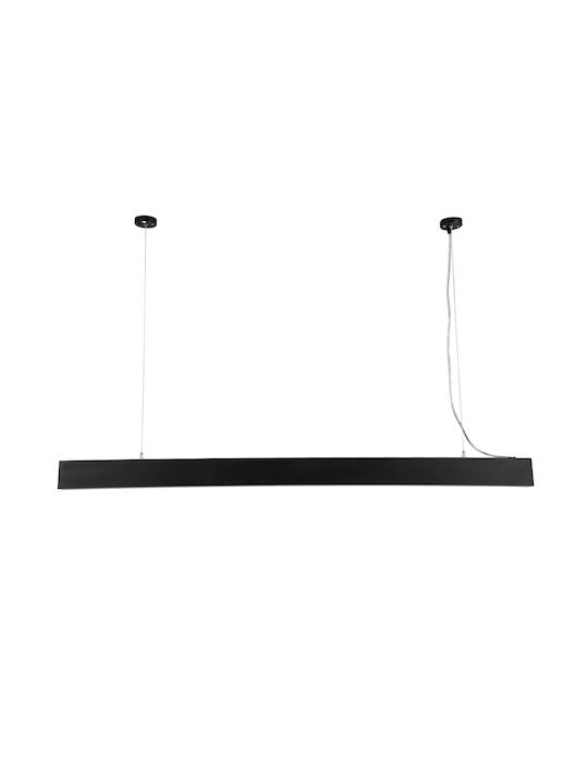 kelvo Orion White LED Ceiling Light With Warm To Cool White Light 120x5cm