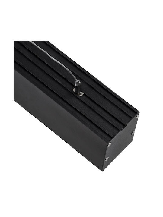 kelvo Orion White LED Ceiling Light With Warm To Cool White Light 120x5cm