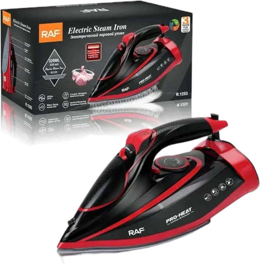 Raf Steam Iron 2600W with Ceramic Plate