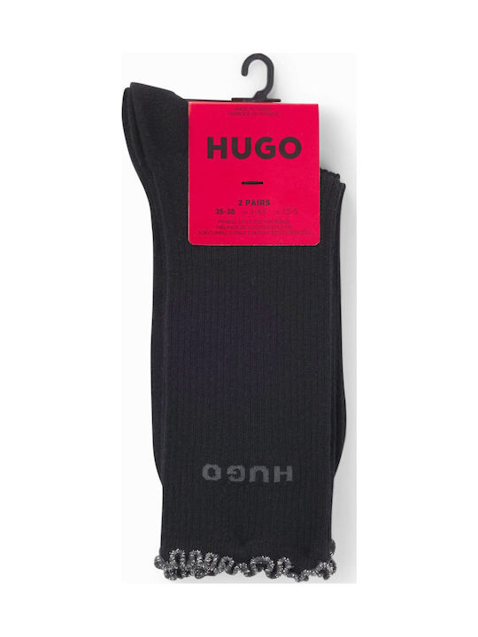 Hugo Rs Lettuce Cc Women Socks Black