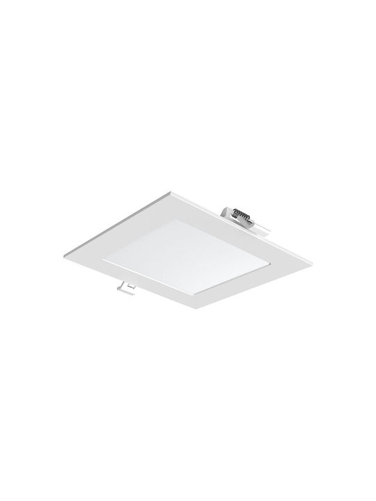 Braytron Square Recessed Spot White 12.8x12.8cm