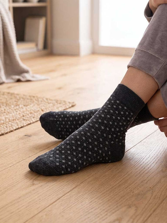 Enrico Coveri Women's Anthracite Socks