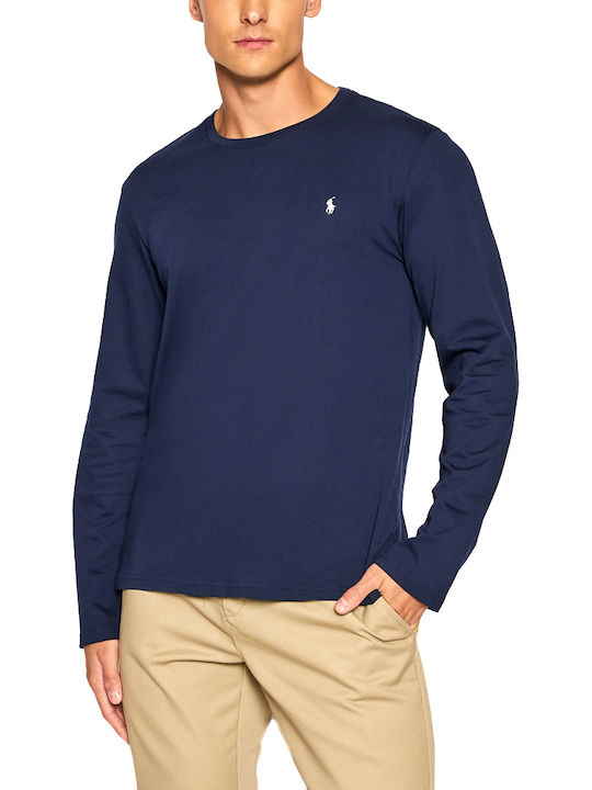 Long Sleeve Blouse Navy Blue