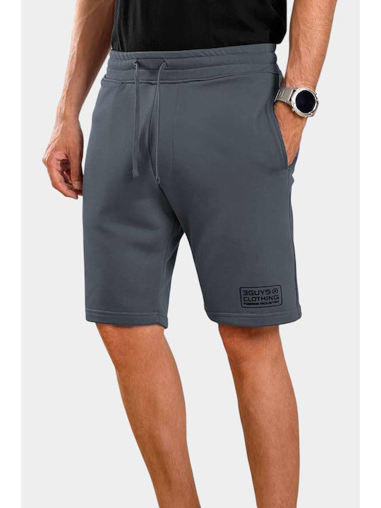 Herren Shorts Blau Dusty