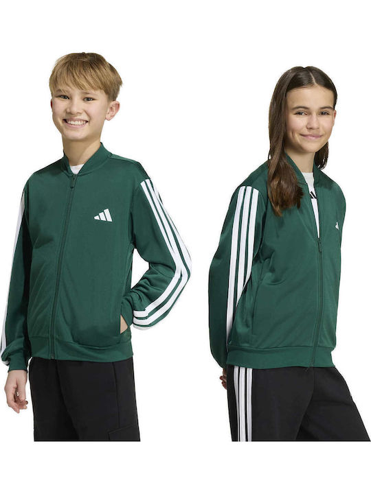 Jacket Παιδικό Αθλητικό Μπουφάν Κοντό Green