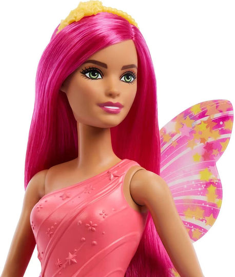 Barbie Fairy Ballerina – Pink Dress & Fuchsia Hair Κούκλα για 3+ Ετών