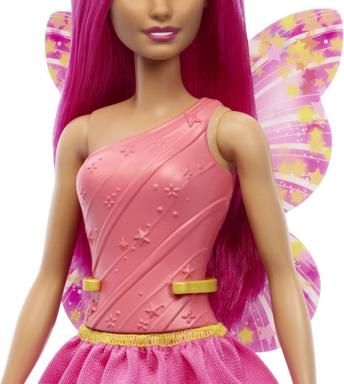 Barbie Fairy Ballerina – Pink Dress & Fuchsia Hair Κούκλα για 3+ Ετών