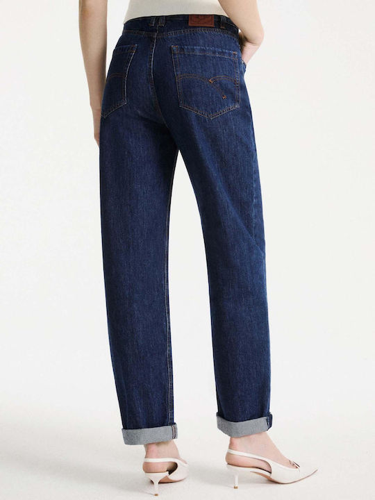 High Rise Women's Jeans Pants in Mom Fit