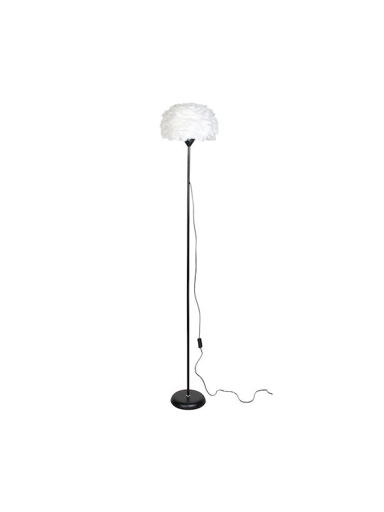 Keskor Floor Lamp H183xL35cm with Socket for E27 Bulb Black